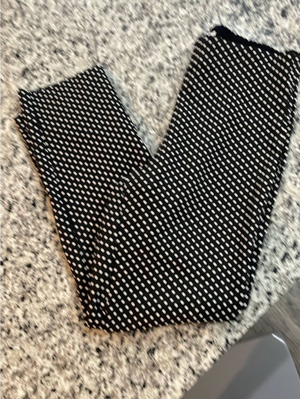 NWT Elle Black and White Polka Dot Ankle pants
